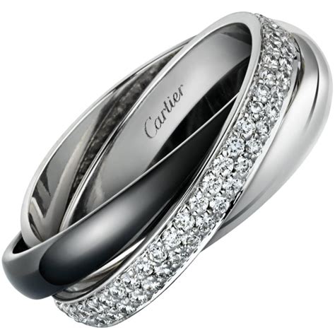 cartier trinity ring engraving|cartier diamonds for sale.